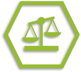 This is a picture of scales out of balance. It is the icon used to represent the Better perceptions, less bias training course.