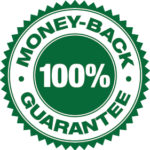 Money back guarantee stamp